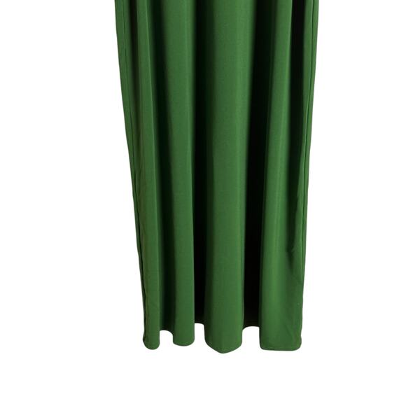 Tibi Serpentine Green Sleeveless Tank Midi Dress Size 4 - Picture 9 of 14